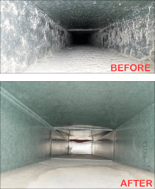 Before And After Duct Cleaning Service Near me